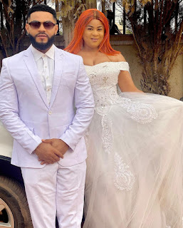White Wedding Pictures: Stephen Odimgbe aka Flashboy And Uju Okoli