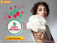 sobhita dhulipala hot, birthday greeting, designer wear