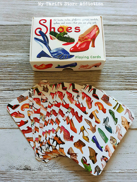 vintage shoe playing cards