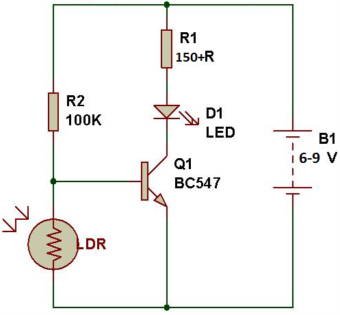How to make LDR Dark Sensor Simple DIY Circuit