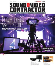 Sound & Video Contractor - January 2017 | ISSN 0741-1715 | TRUE PDF | Mensile | Professionisti | Audio | Home Entertainment | Sicurezza | Tecnologia
Sound & Video Contractor has provided solutions to real-life systems contracting and installation challenges. It is the only magazine in the sound and video contract industry that provides in-depth applications and business-related information covering the spectrum of the contracting industry: commercial sound, security, home theater, automation, control systems and video presentation.