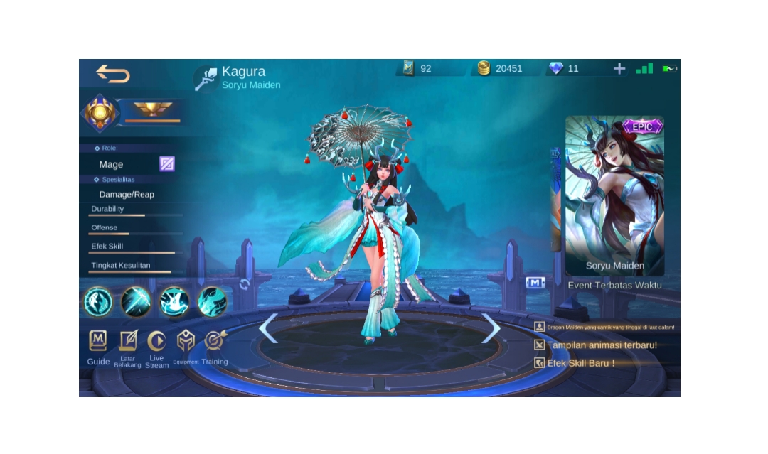 Cara menggunakan hero kagura dengan benar MOBILE LEGENDS BANG BANG