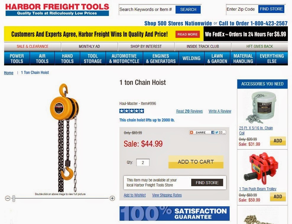 The Field Lab Hoist away