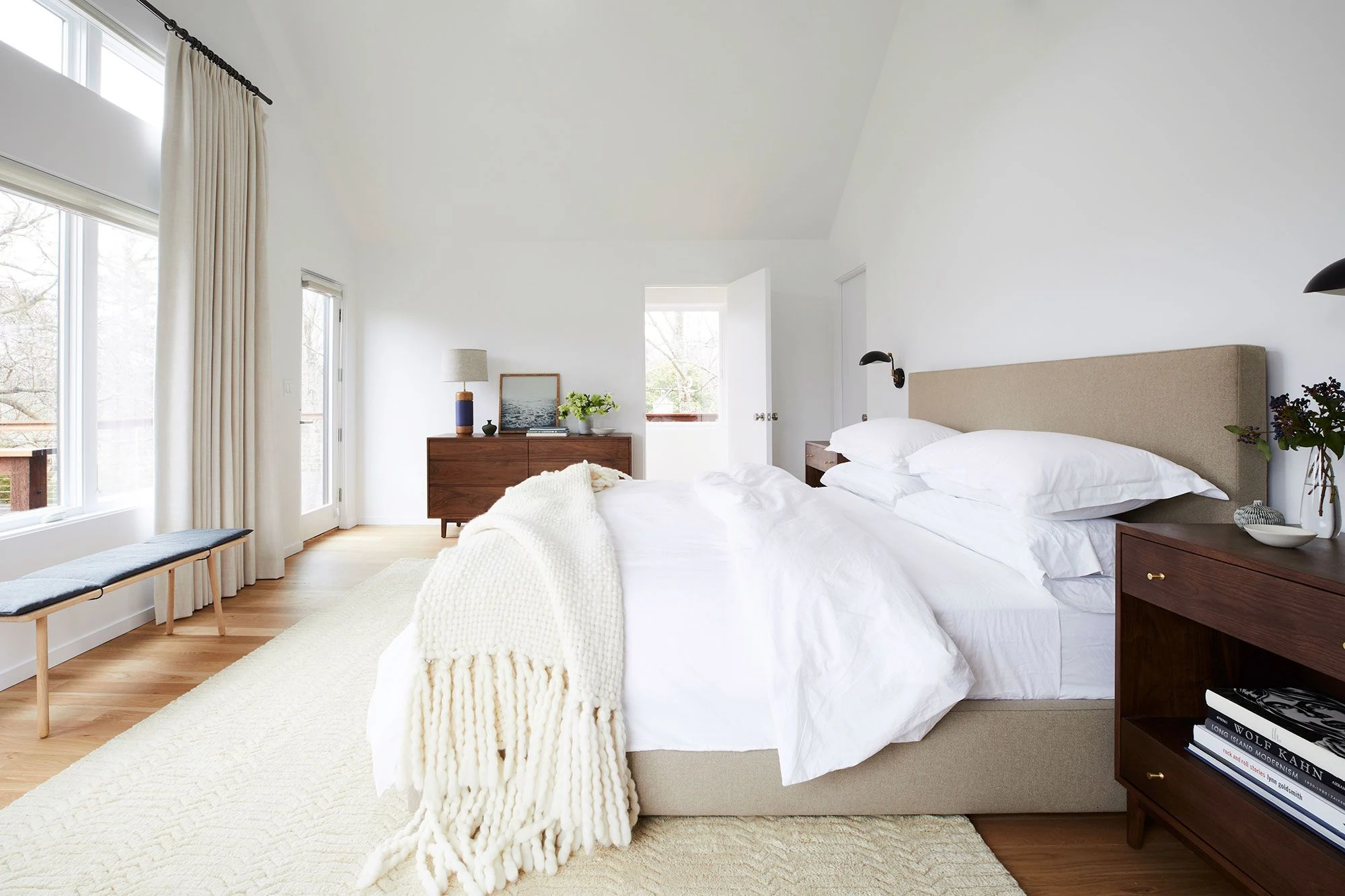 Practical ways to add comfort through color, fabric, lighting, and furniture choices. Create a bedroom made for rest.