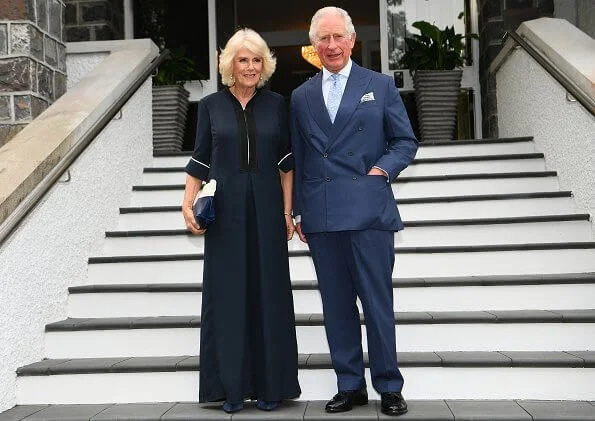 The Prince of Wales and The Duchess of Cornwall attended a reception hosted by the Governor-General at Government House