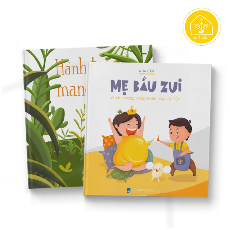 [A116] Sách tô màu thai giáo cho Bà Bầu - Mẹ Bầu Zui