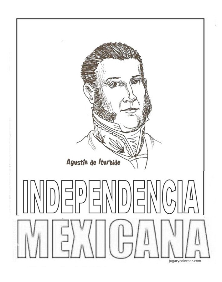 colorear: Personajes de la independencia mexicana - Jugar y Colorear