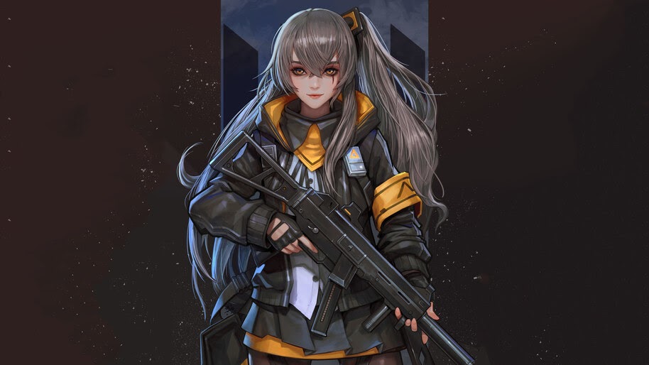 Anime, Girls Frontline, UMP45, Gun, 4K, #6.1059