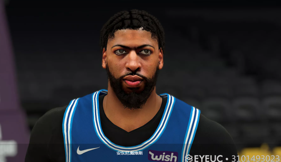 NBA 2K21 Anthony Davis Cyberface and Body Model by