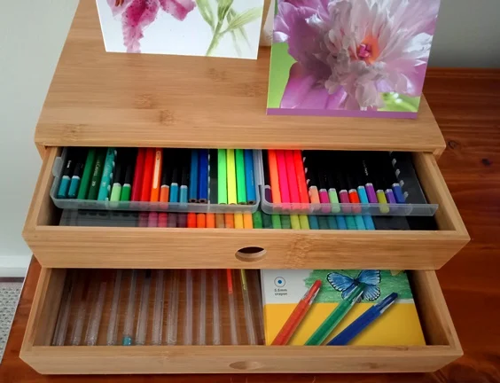 Perfect drawers for color pencils, pens, crayons - KMart