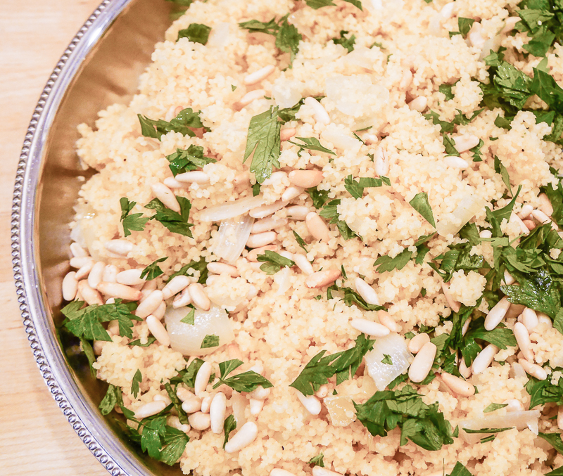 FEAST EVERYDAY Couscous with Toasted Pine Nuts ( Ina Garten)
