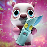 G4K Cute Bamboo Bear Escape