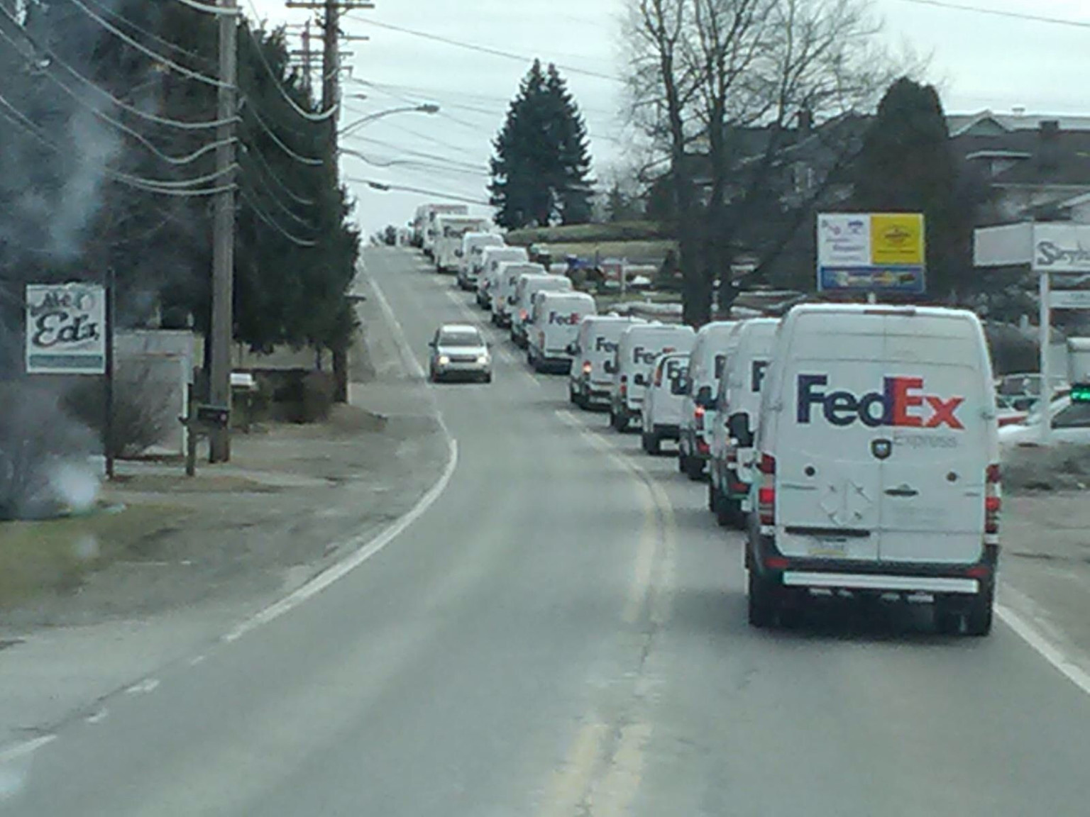 Clancy Tucker's Blog 24 May 2020 100 FedEx Trucks Provide An