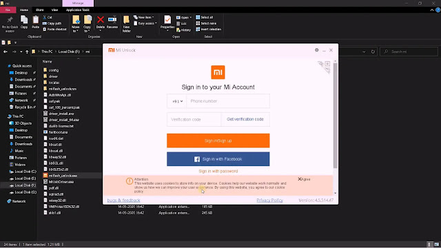 sign in to mi account in mi unlock tool sign in to mi account in mi unlock tool