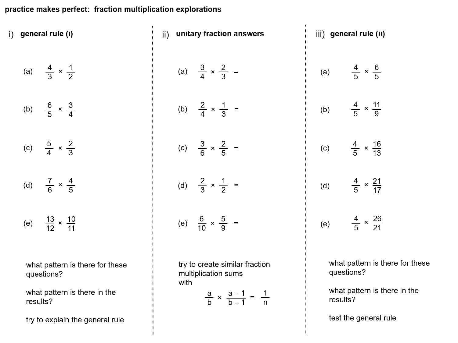 MEDIAN Don Steward mathematics teaching: fractions practice makes perfect