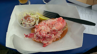 lobster roll sandwich from red hook food truck