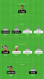 Bundesliga 2019-20 - Eintracht Frankfurt Vs Werder Bremen Dream11 Prediction