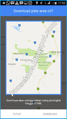 Menggunakan Google Maps Offline Android