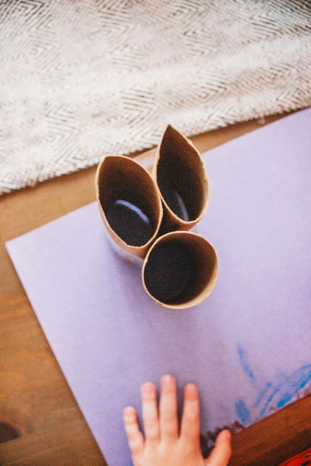 Easy Toilet Paper Roll Easter Bunny Stamps XO Noelle