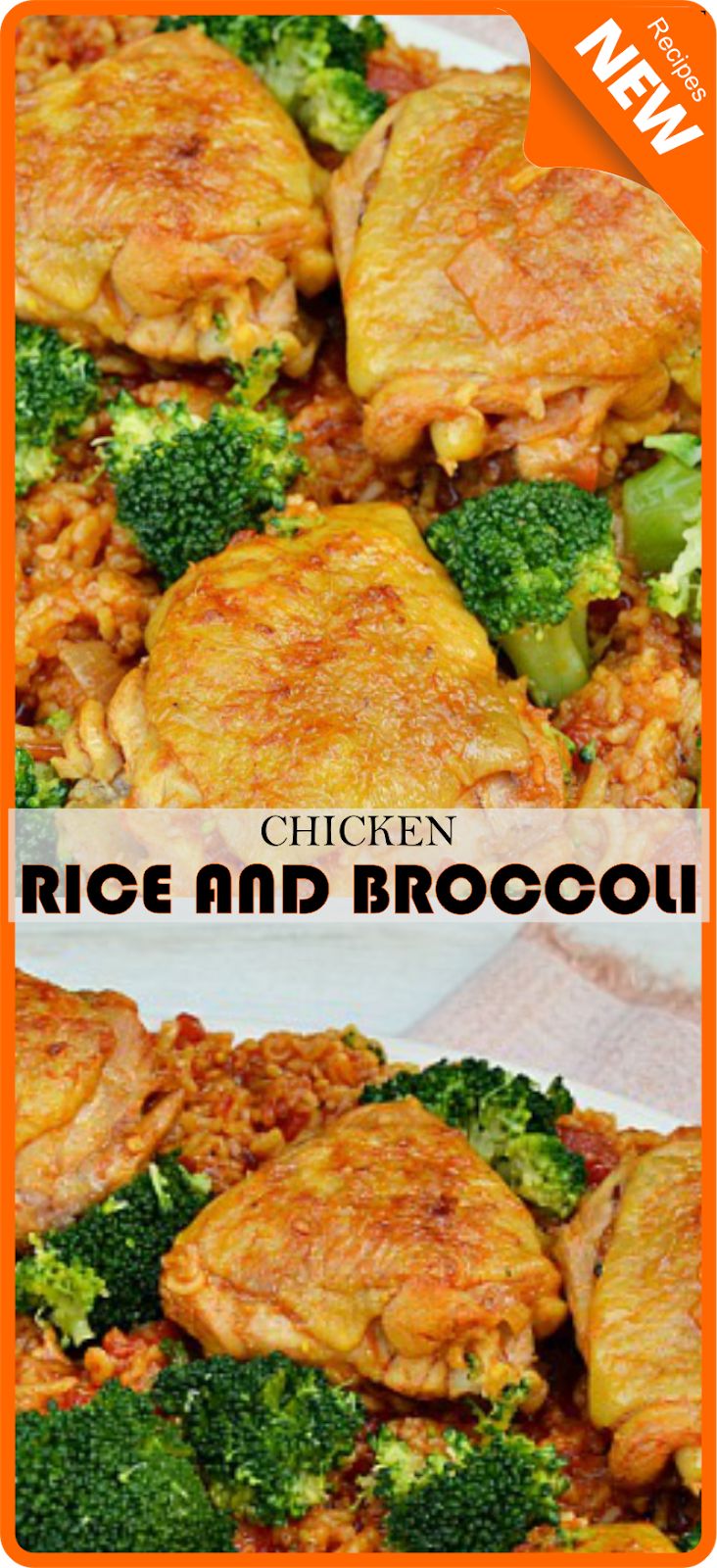 Chicken Rice and Broccoli Think food