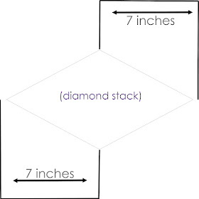Six White Horses: Diamond Stack Block - Tutorial