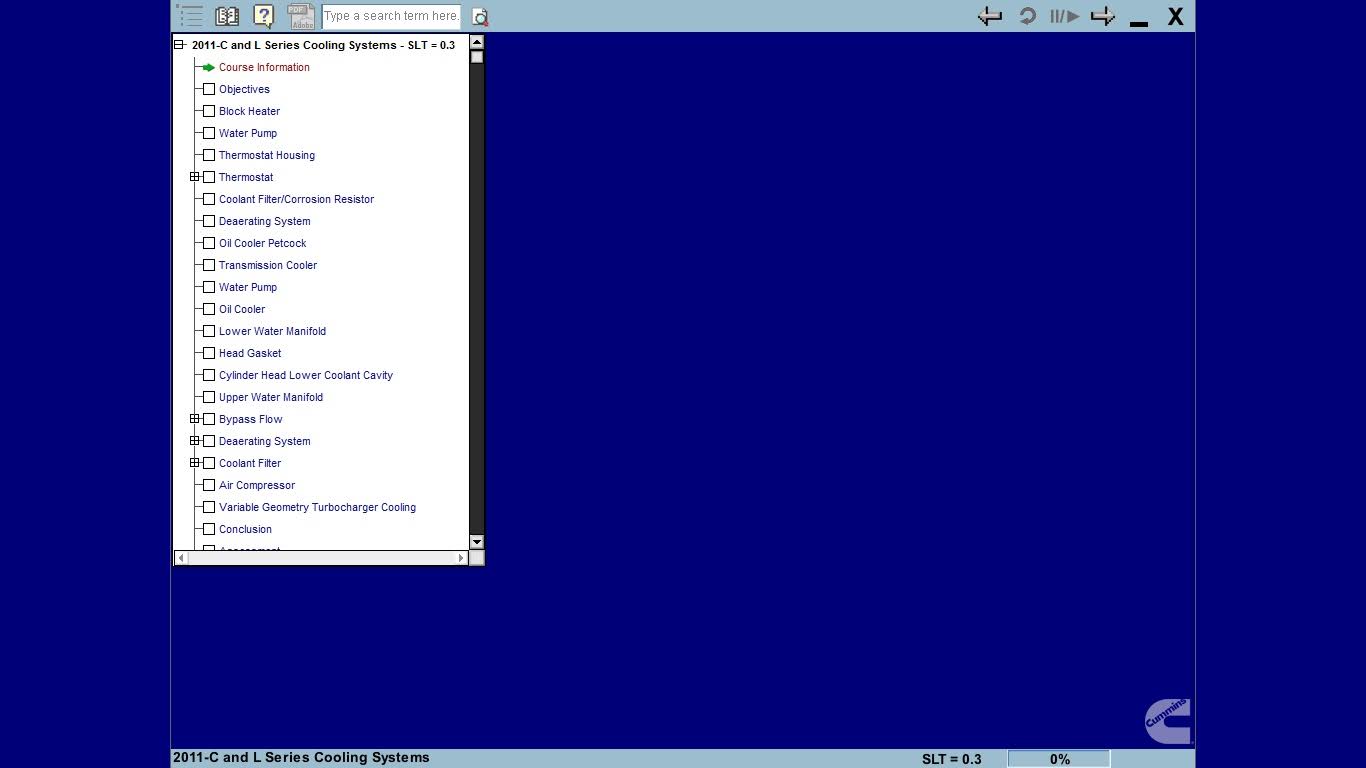 Software Cummins Virtual College Training Toolsteknik