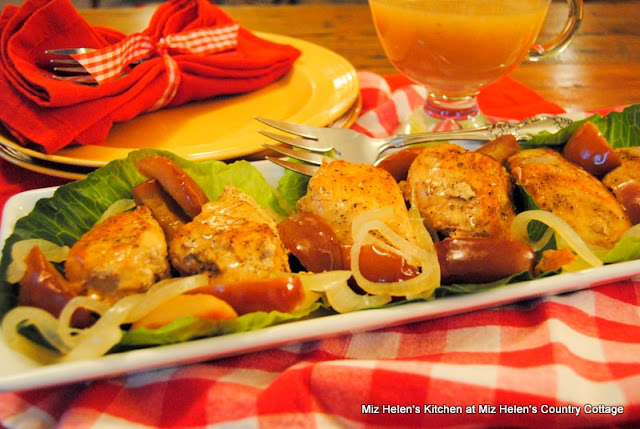 Apple Cider Chicken at Miz Helen's Country Cottage