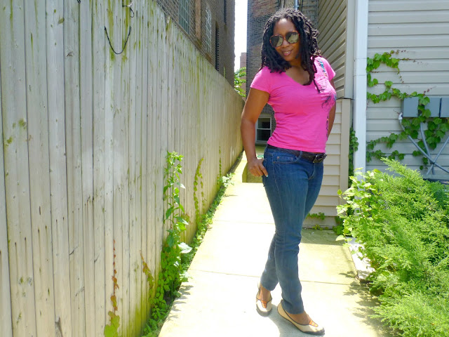 thriftanista jeans hem diy