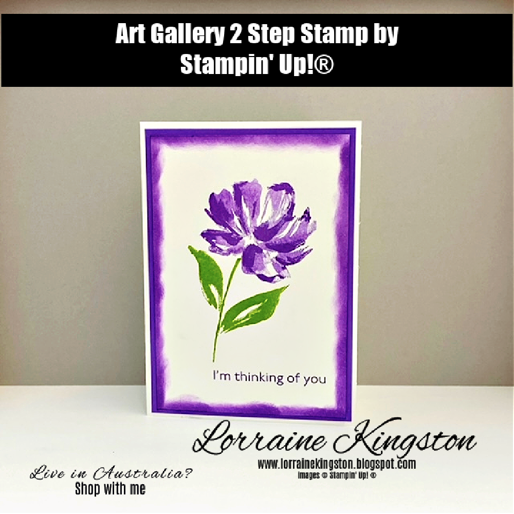 Art Gallery 2 Step Stamp Lorraine Kingston