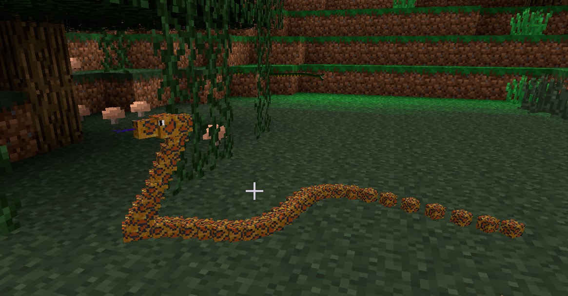 Mo' Creatures serpiente Minecraft mod