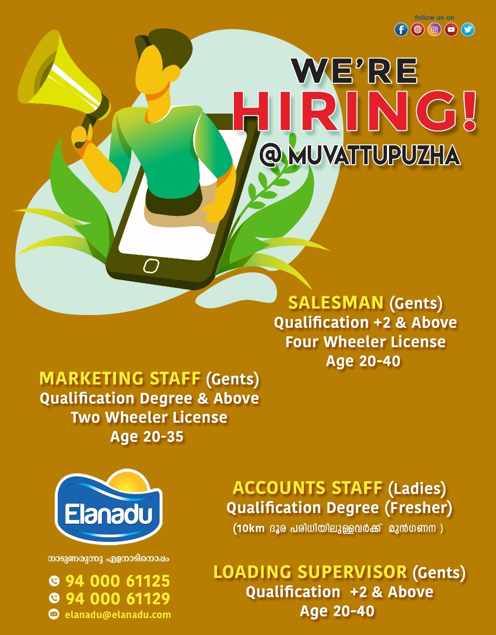 Latets Job Vacancies Elanadu Milk I Apply Now Job Opportunities