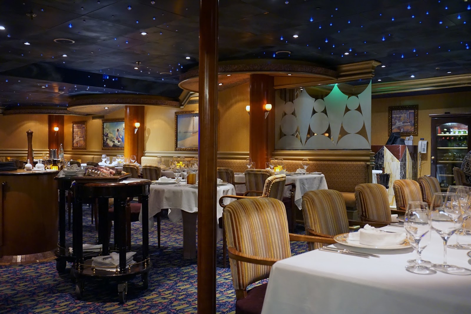 Carnival Steakhouse on Carnival Conquest, Sneak Peek of Carnivals new