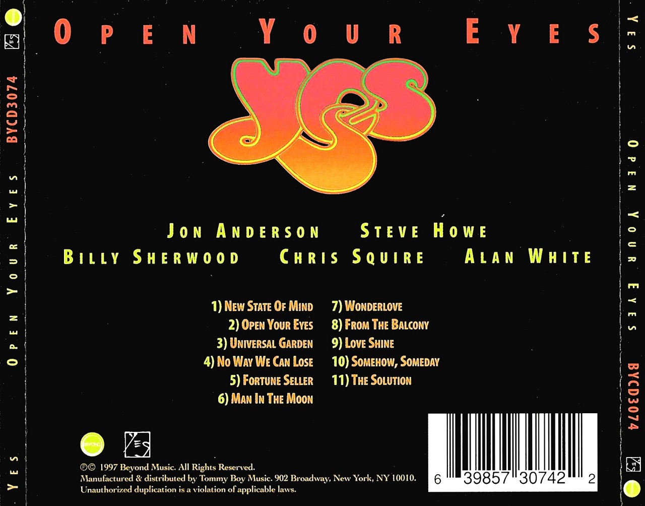 yes open your eyes tour dates