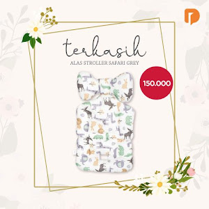 Terkasih Alas Stroler Safari Grey (Set of 3)