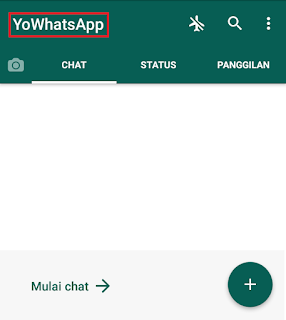 cara menyembunyikan chat di yowhatsapp