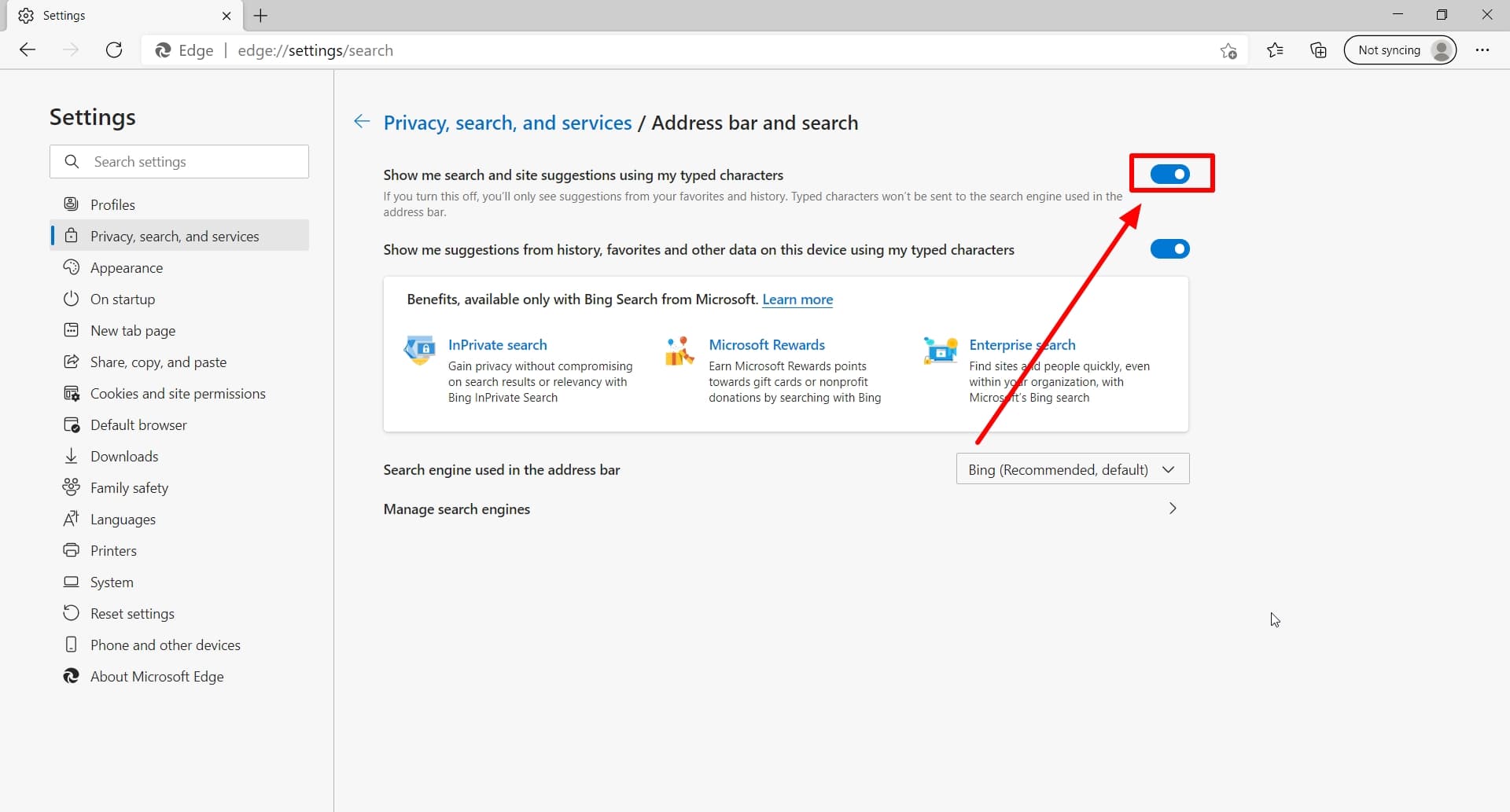 How To Turn Off Search Suggestions In Microsoft Edge Password Recovery Address Bar Vrogue