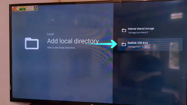 go and select other folders go to the external drive