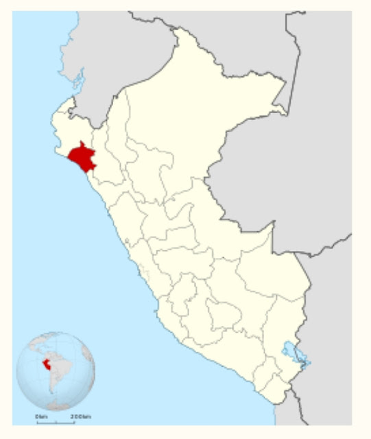 Расположение региона Ламбаеке в Перу