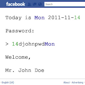 An example of time-dependent password How could a time-dependent password work?
