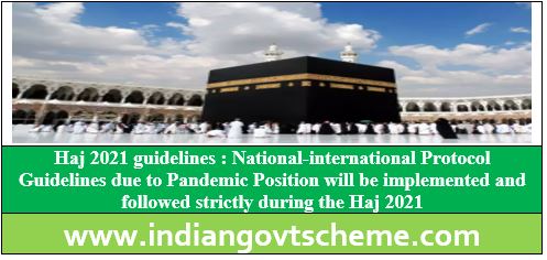 Haj 2021 guidelines