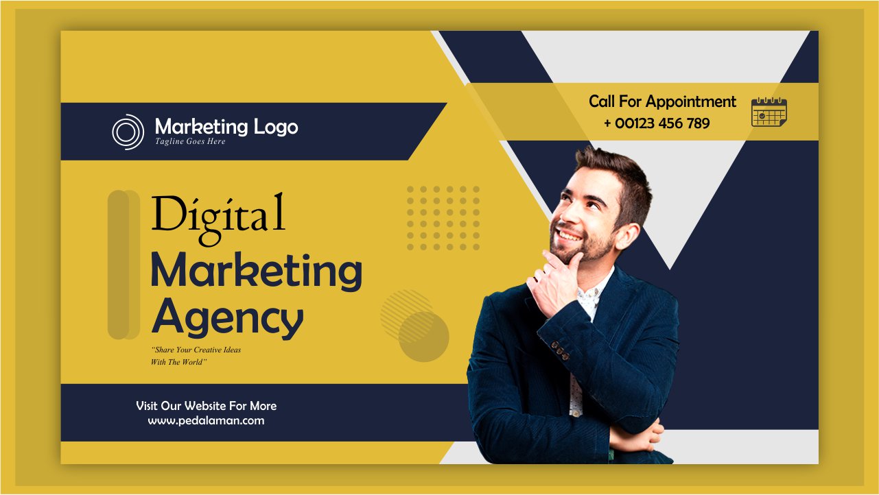 Membuat Banner Digital Marketing Agency di Coreldraw Membuat Banner Digital Marketing Agency