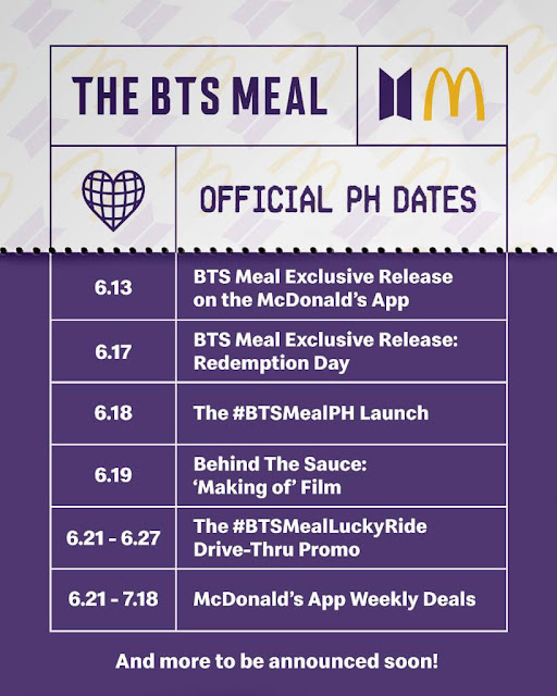 McDo Philippines BTS Meal Reservation, Details, Dates PinoyTechSaga