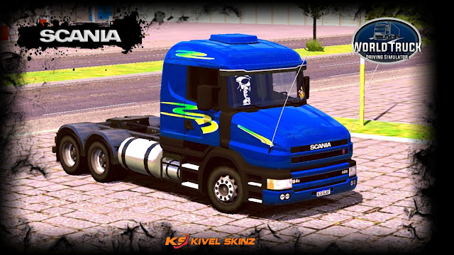 SCANIA T124 - AZUL ESCURO