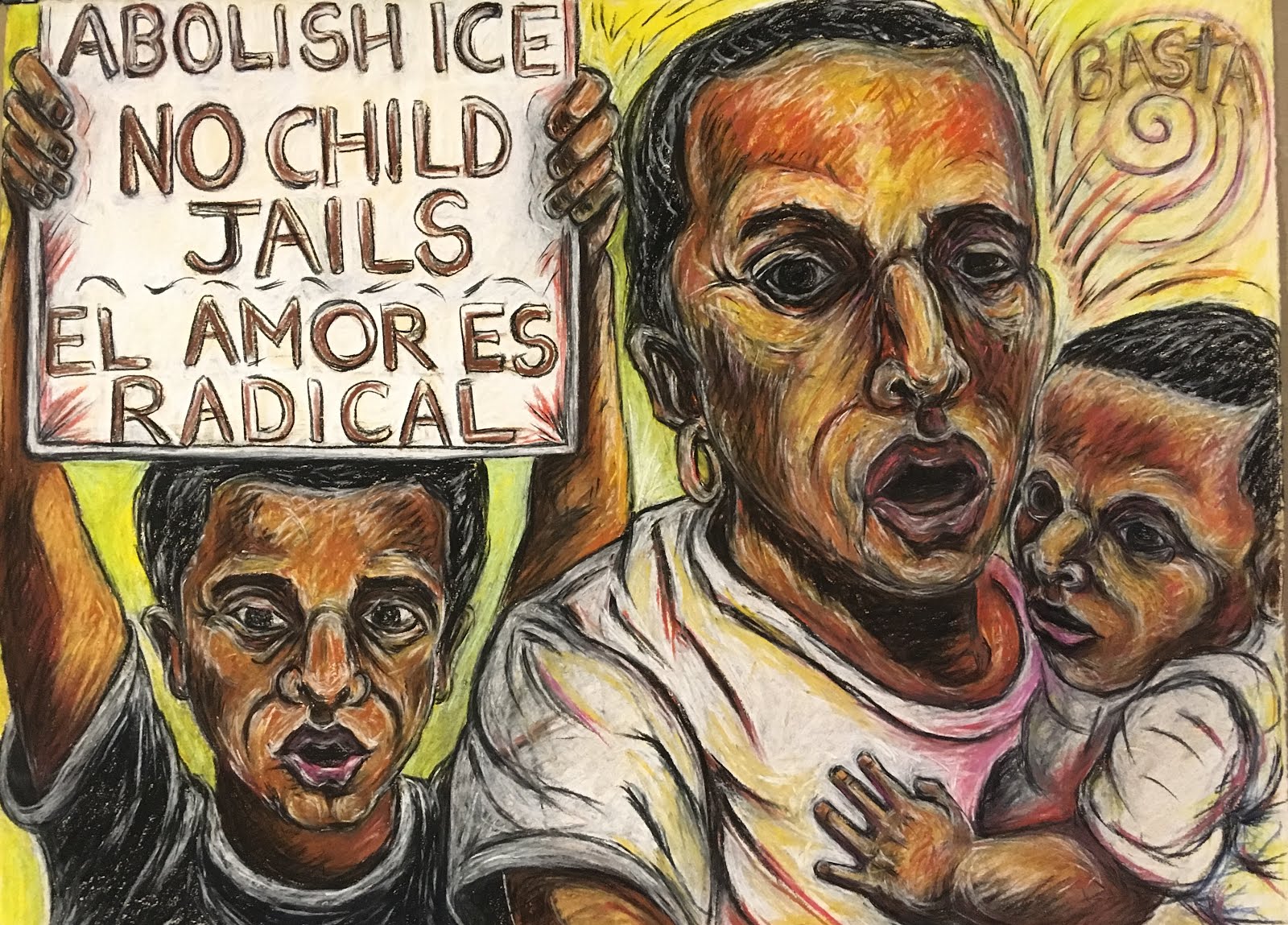Imigrant Mother & Baby Dream / Abolish ICE