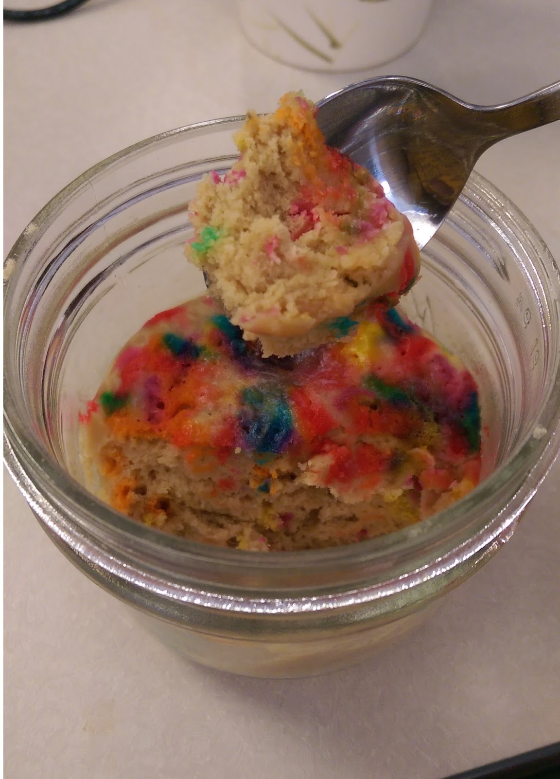 50 Calorie Funfetti Cake