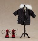 Nendoroid Warm Clothing Set: Boots & Mod Coat - Black Clothing Set Item