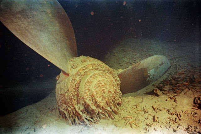 Fotografías del pecio del Titanic tras su descubrimiento en 1985