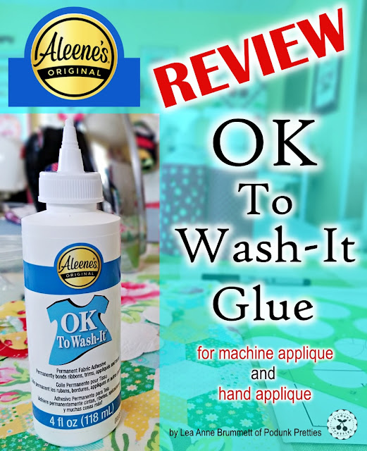 Podunk Pretties Quilting: ~ Nifty Notions #4 ~ Aleene's Ok To Wash - It ...