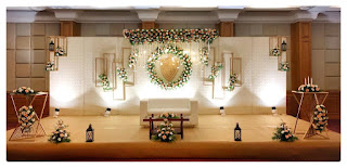 Wedding stage Decoration Designs Kerala