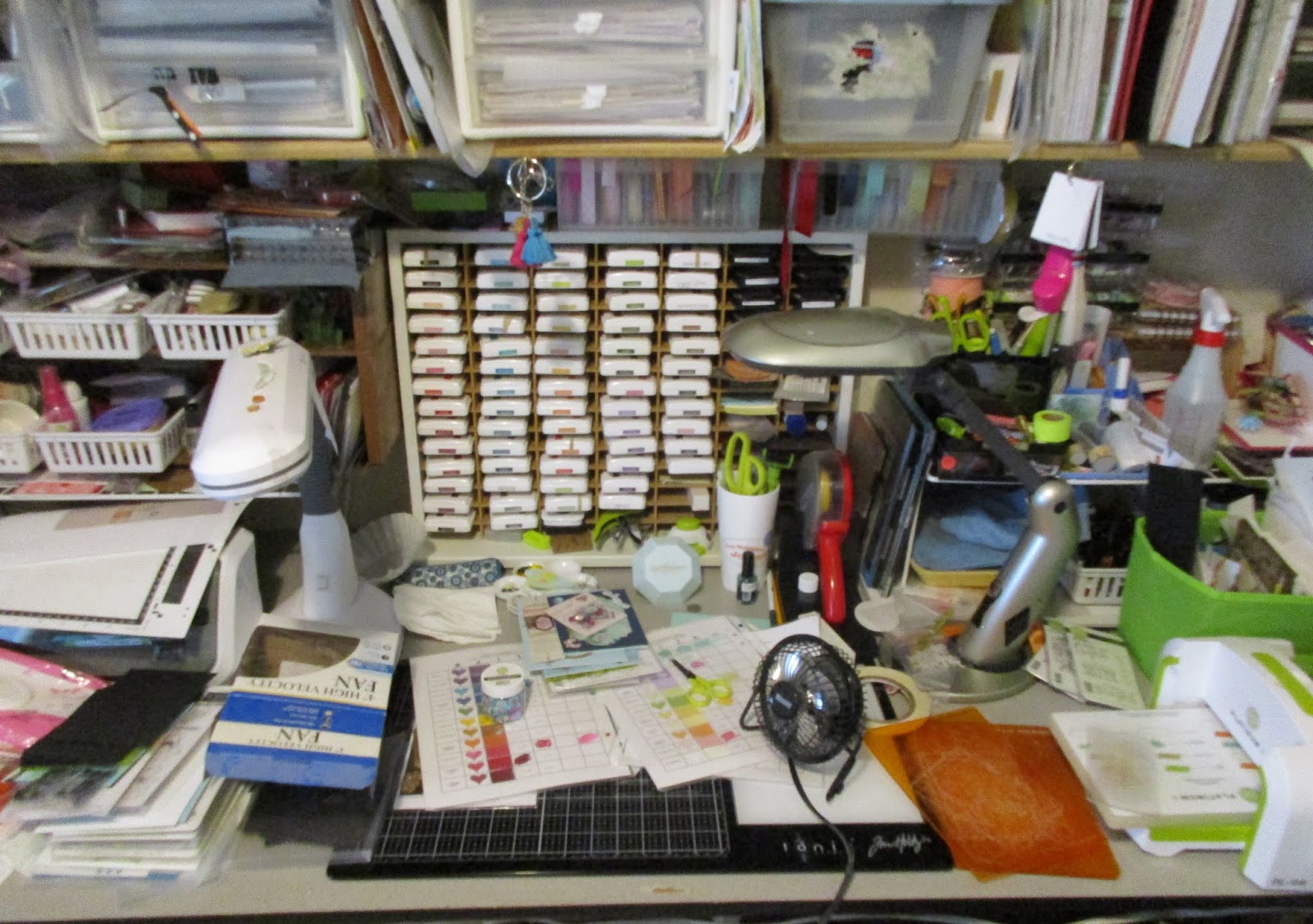 Stampin Carol Wednesday Again And My Desk